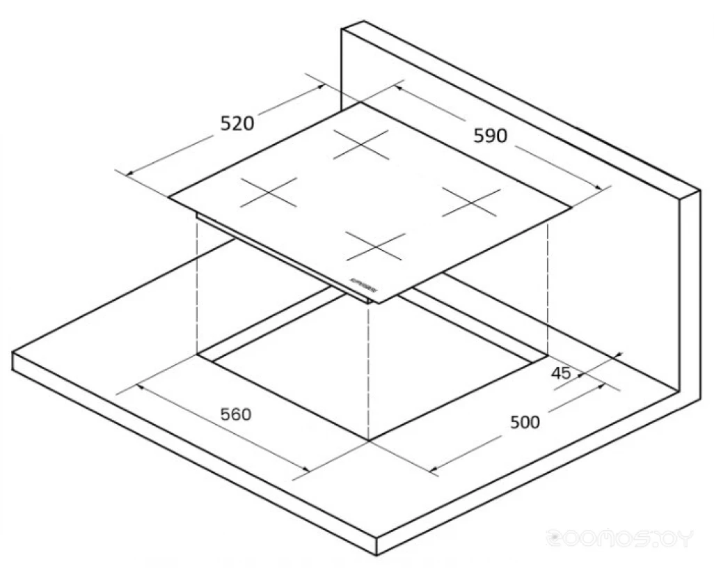 Поверхность индукционная Kuppersberg ICS 604 W