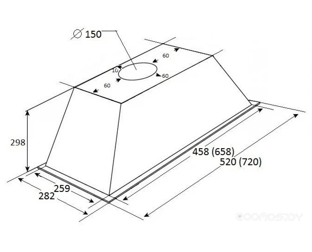 Вытяжка Kuppersberg INLINEA 72 XE