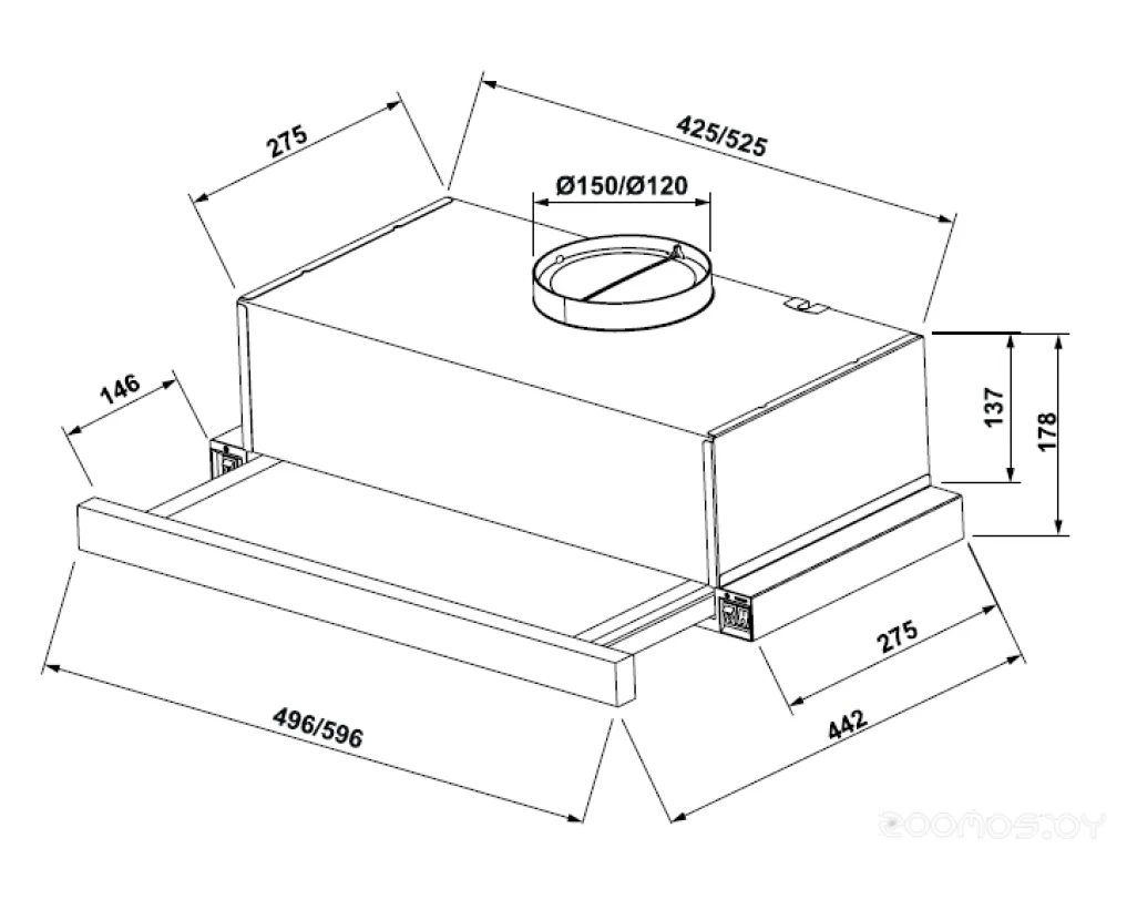 Вытяжка Kuppersberg SLIMLUX IV 50 X