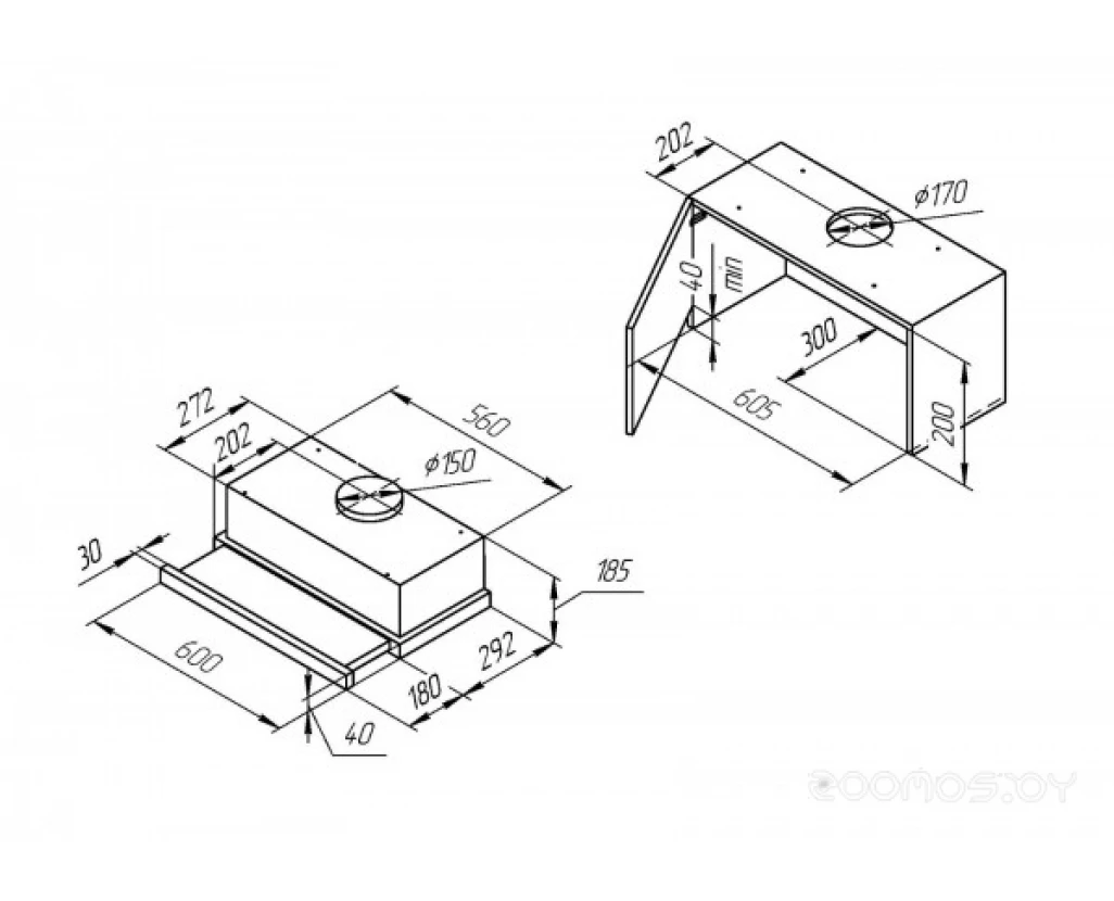 Вытяжка Kuppersberg SLIMLUX IV 60 GW